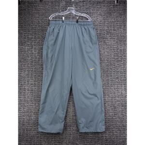 Nike Livestrong Track Pants Mens 2XL Gray Elastic Waist Wide Leg Dri Fit Sports